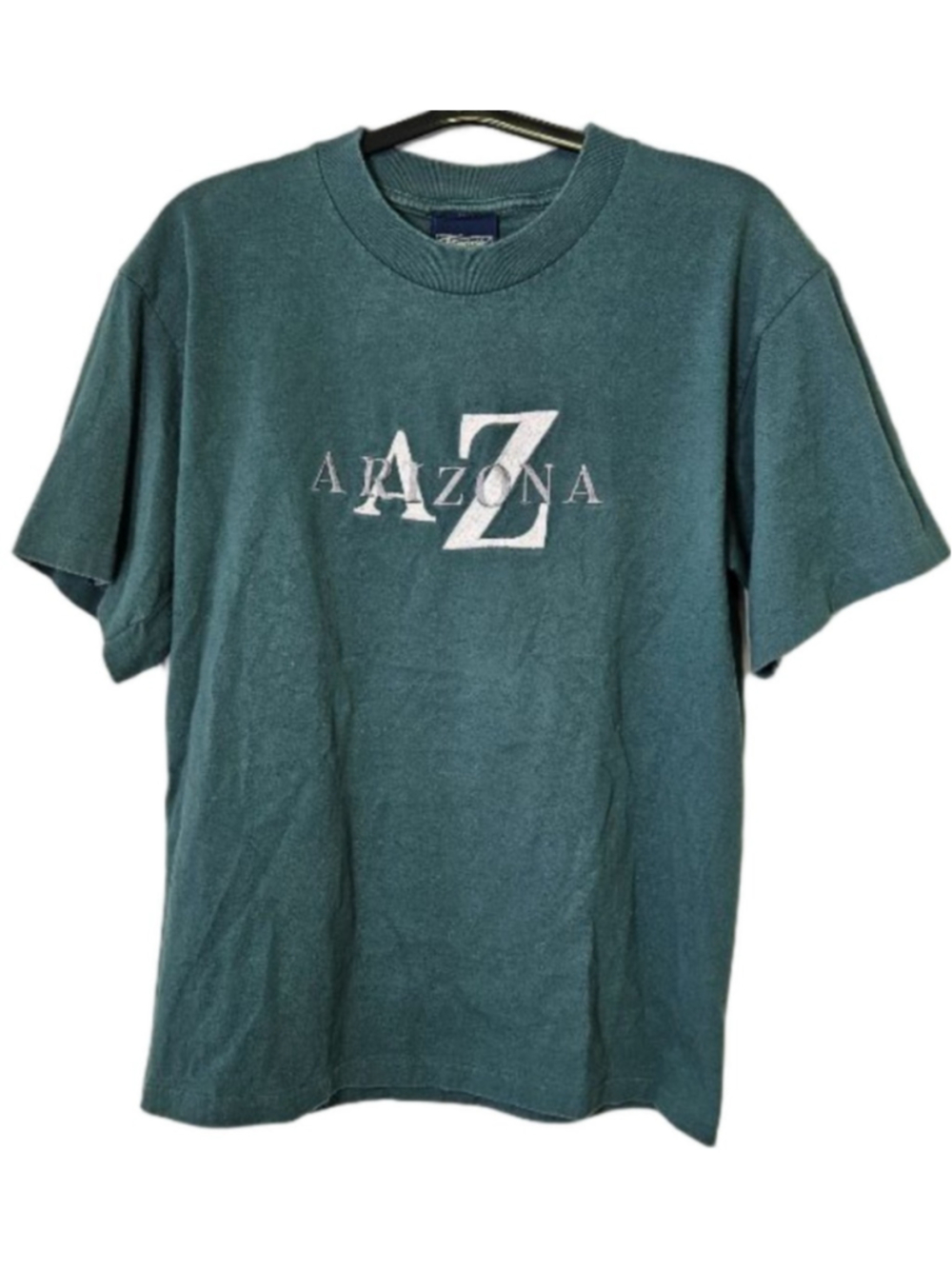 Vintage 90s Arizona Embroidered Logo T-Shirt Anvil Red Bar Tag USA Adult Medium